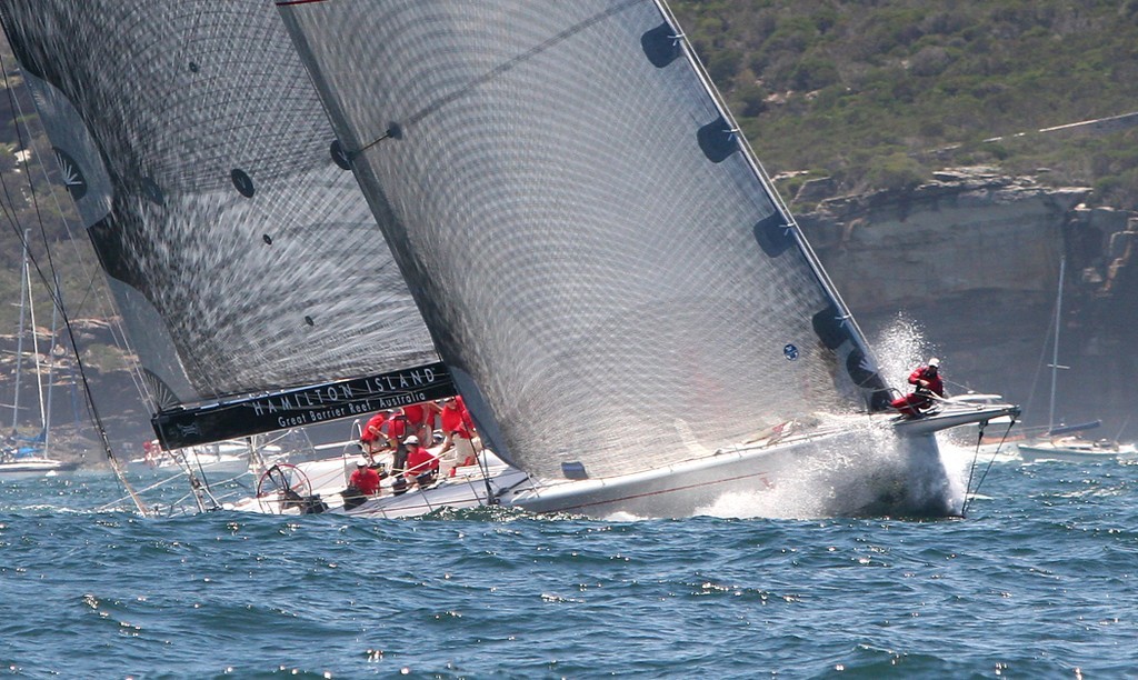 Wild Oats XI heads to the seward mark - Rolex Sydney Hobart Yacht Race © Crosbie Lorimer http://www.crosbielorimer.com